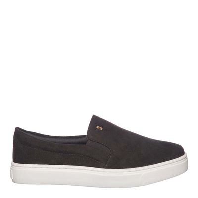 Tênis Slip On Acamurçado Preto