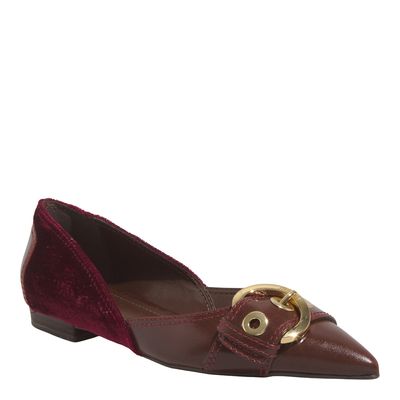 Sapatilha Couro Confort Dark Cocoa