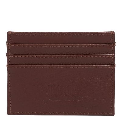 Porta Cartao Couro Floater Dark Cocoa