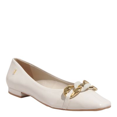 Sapatilha Verniz Anzeli Off White