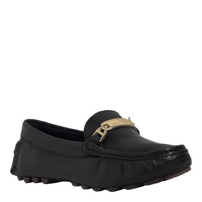 Mocassim Couro Bucato Preto