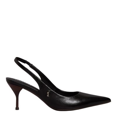 Scarpin Couro Confort Preto