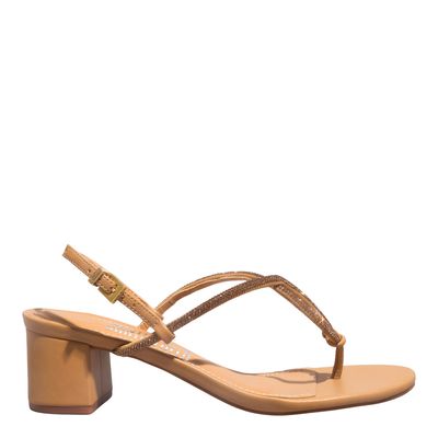 Sandália Napa Soft Palha