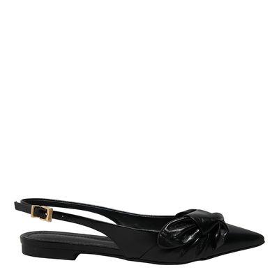 Sapatilha Couro Confort Preto