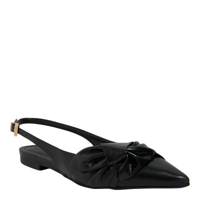 Sapatilha Couro Confort Preto