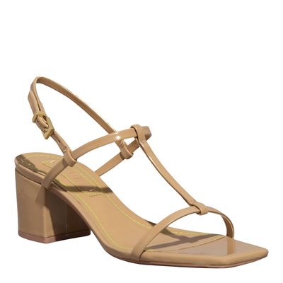 Sandália Verniz Anzeli Palha