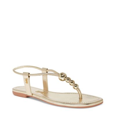 Rasteira Metallic Soft Ouro Light