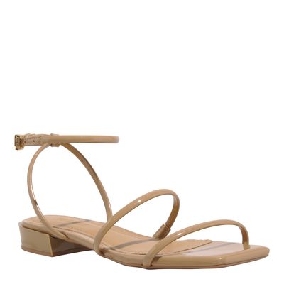 Sandalia Verniz Palha