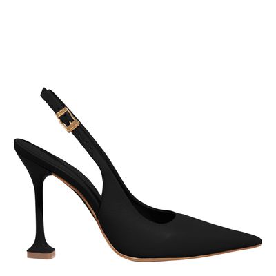 Scarpin Couro Premium Preto