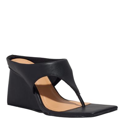 Mule Couro Confort Preto