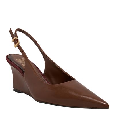 Scarpin Couro Pelica Soft Terracota 2