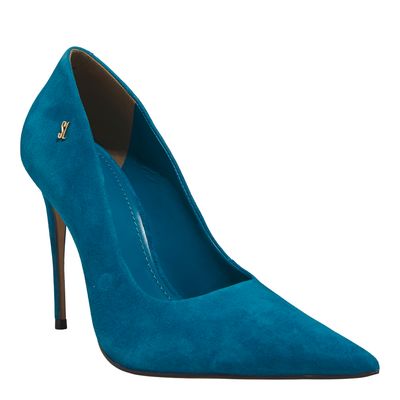 Scarpin Couro Camurça Premium Oceanic