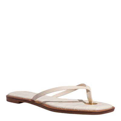 Rasteira Couro Nobre Soft New Marfim