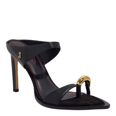 Mule Couro Pelica Soft Preto