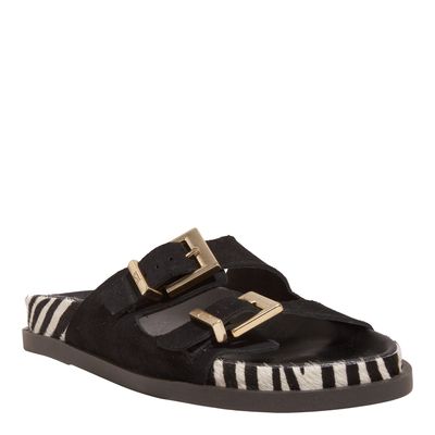 Papete Couro Camurça Preto