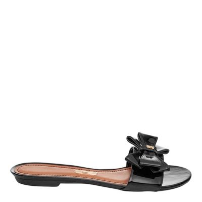 Rasteira Verniz Preto