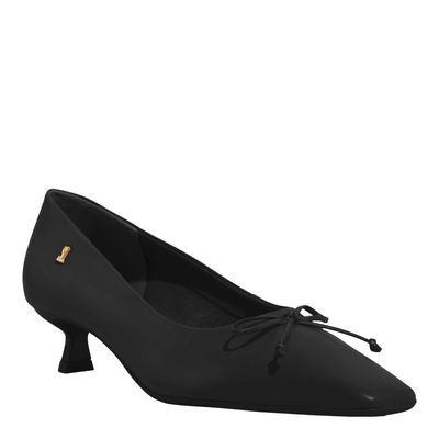 Scarpin Couro Nobre Soft Preto