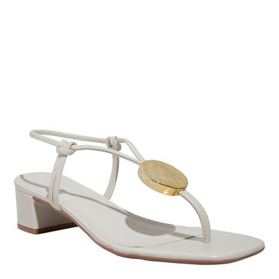 Sandalia Napa Pu New Marfim