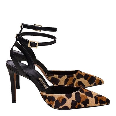 Scarpin Salto Alto Animal Print