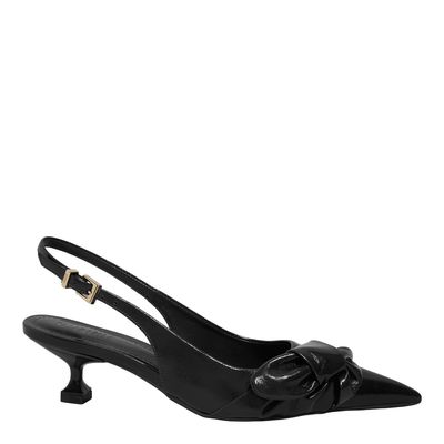 Scarpin Couro Confort Preto