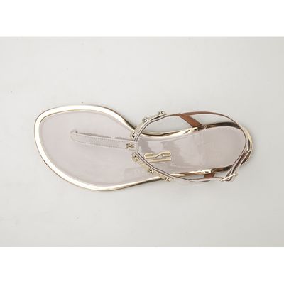 Rasteira Verniz Off White