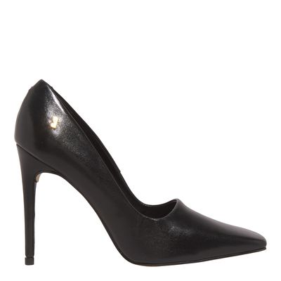 Scarpin Couro Confort Preto