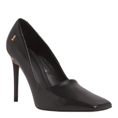 Scarpin Couro Confort Preto