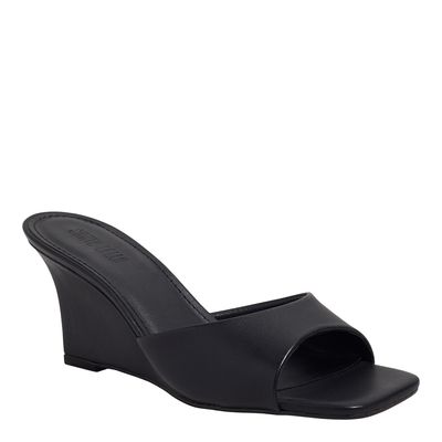 Mule Couro Pelica Soft Preto