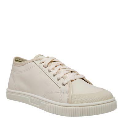 Tenis Couro Sneaker New Marfim