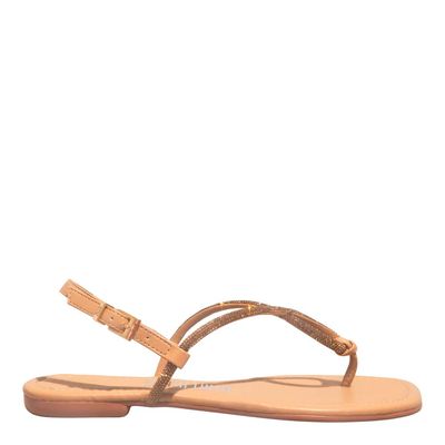 Rasteira Napa Soft Palha