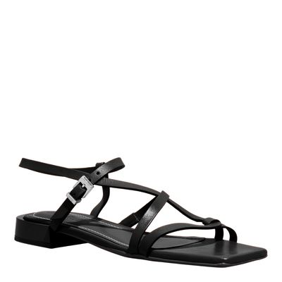 Rasteira Couro Confort Preto