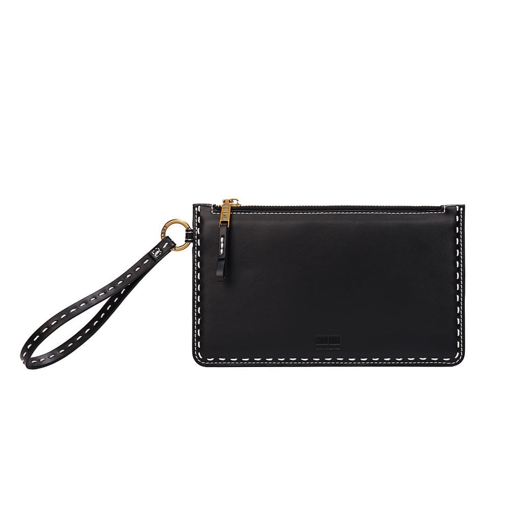 Clutch Soft Laranja Alça De Mão - Santa Lolla