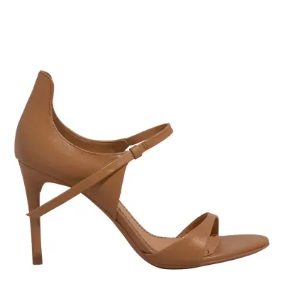 Sandália Couro Pelica Soft Palha