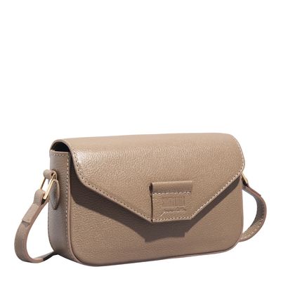 Bolsa P Couro Floater Fog