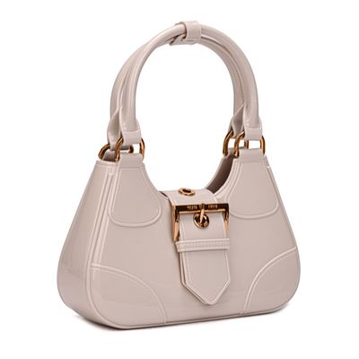 Bolsa P Borracha Off White