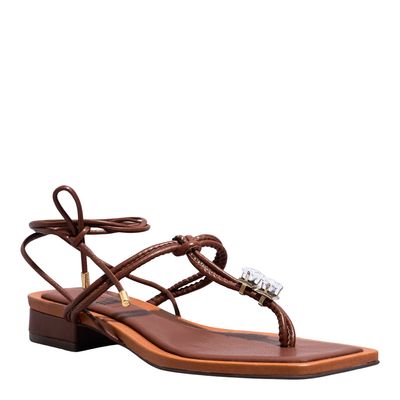 Rasteira Napa Soft Terra