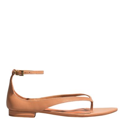 Rasteira Couro Confort Mocha