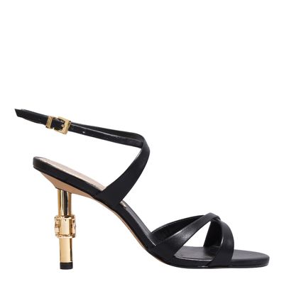 Sandália Couro Confort Preto