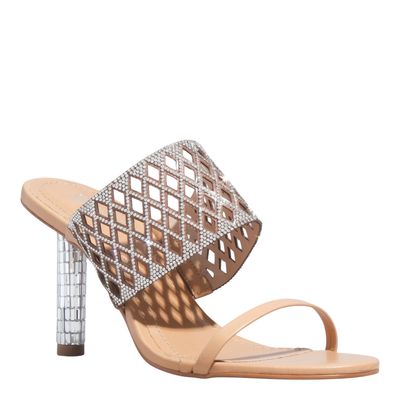 Mule Couro Confort Bege Egido