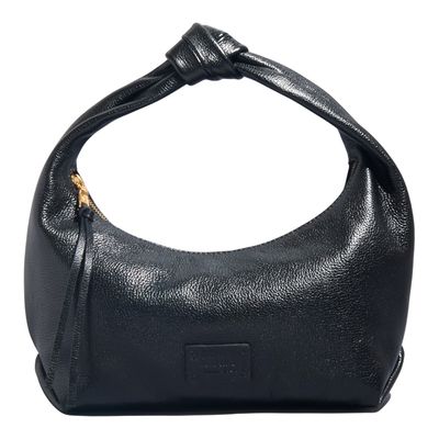 Bolsa M Couro Floater Preto