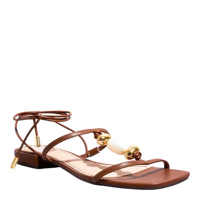 Rasteira Napa Soft Caramelo