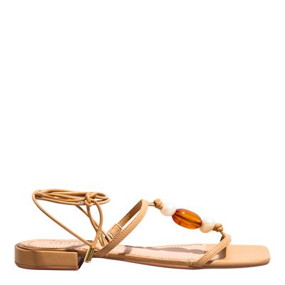 Rasteira Napa Soft Palha