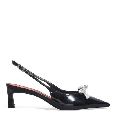 Scarpin Verniz Anzeli Preto