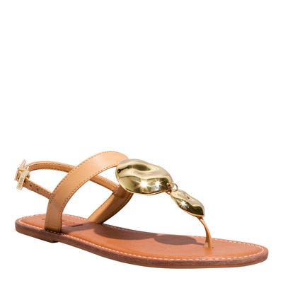 Rasteira Napa Soft Palha