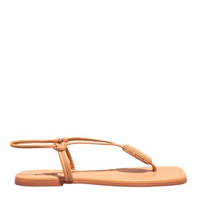 Rasteira Napa Soft Palha