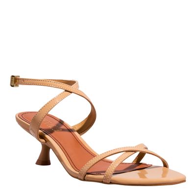 Sandália Verniz Anzeli Palha