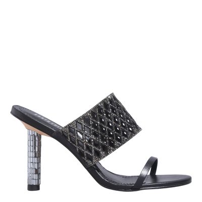 Mule Couro Confort Preto 2