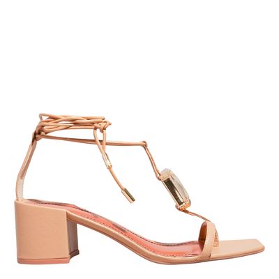 Sandália Napa Soft Palha