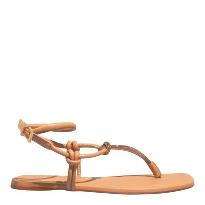 Rasteira Napa Soft Palha