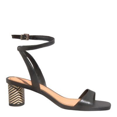 Sandália Couro Nobre Soft Preto